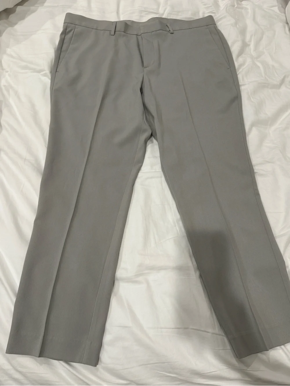 Perry Ellis Portfolio Slim Fit Dress Pants Gray 38x32